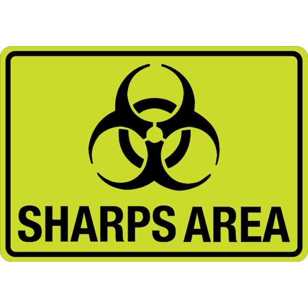 Sign, Sharps Area (W Sym)